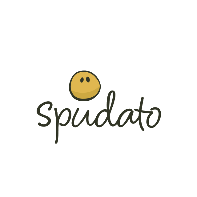 Spudato.com logo, a brandable .com business name for sale