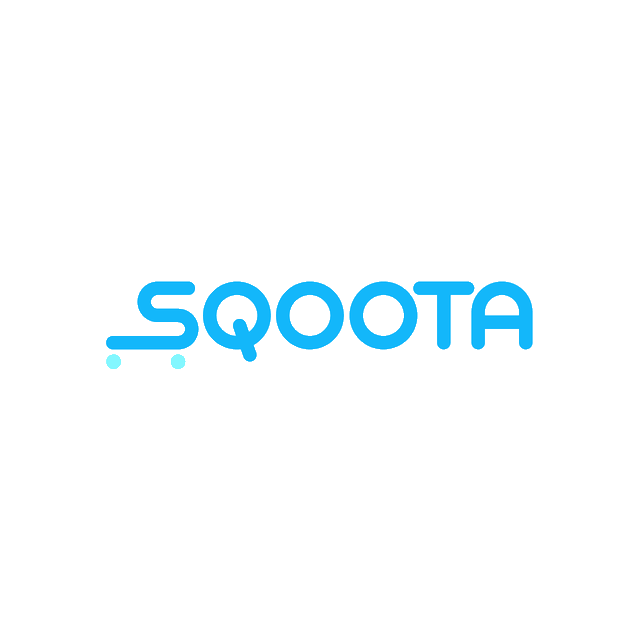 Sqoota.com logo, a brandable .com business name for sale