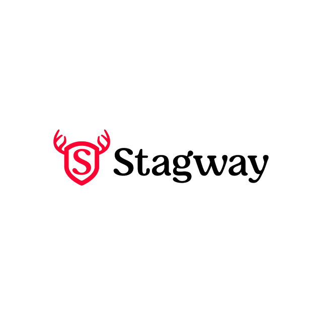Stagway.com logo, a brandable .com business name for sale