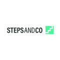 StepsAndCo.com logo, a brandable .com business name for sale