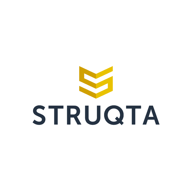 Struqta.com logo, a brandable .com business name for sale