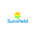 Sunsfield.com logo, a brandable .com business name for sale