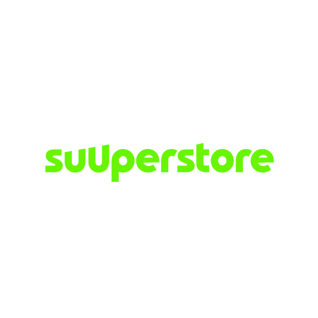 Suuperstore.com logo, a brandable .com business name for sale