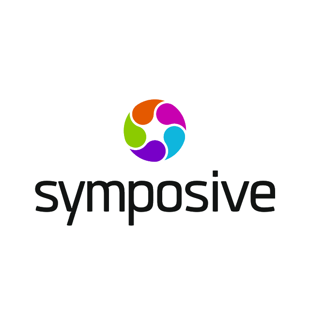 Symposive.com logo, a brandable .com business name for sale