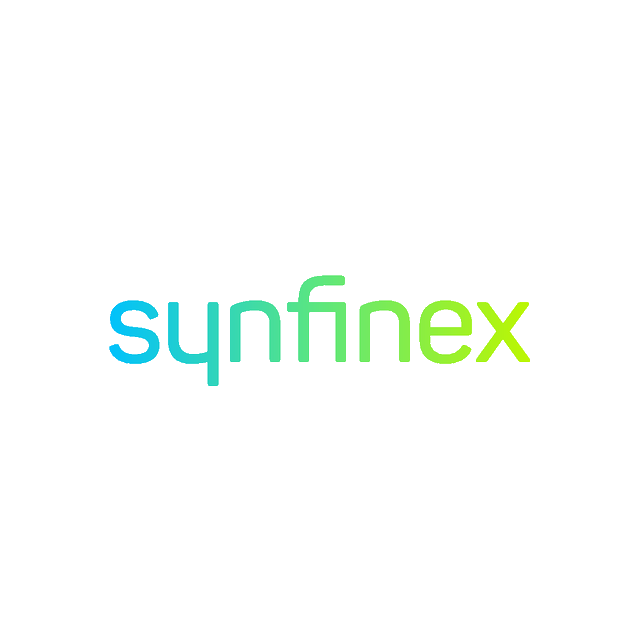 Synfinex.com logo, a brandable .com business name for sale