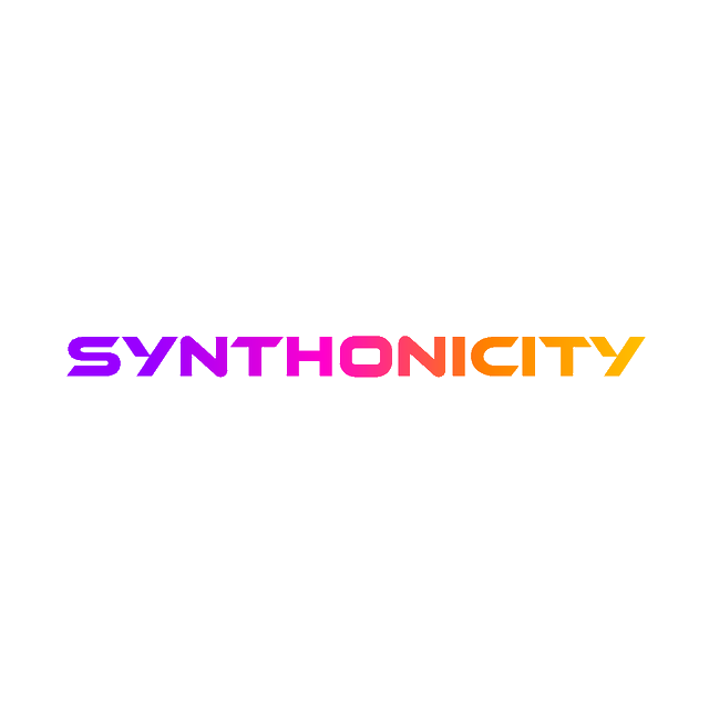 Synthonicity.com logo, a brandable .com business name for sale