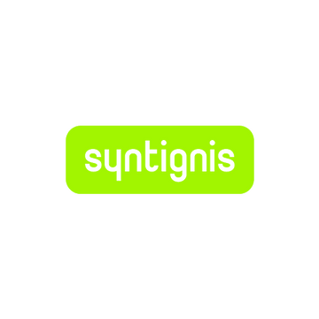 Syntignis.com logo, a brandable .com business name for sale
