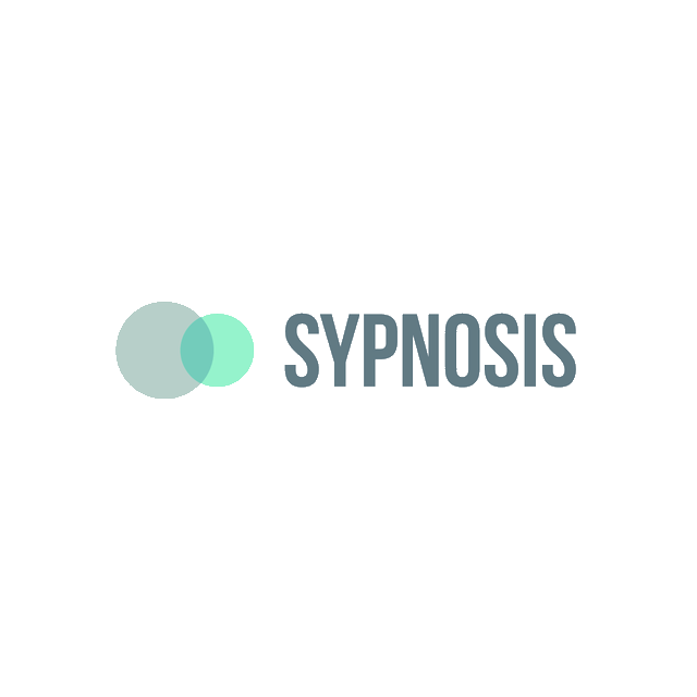 Sypnosis.com logo, a brandable .com business name for sale