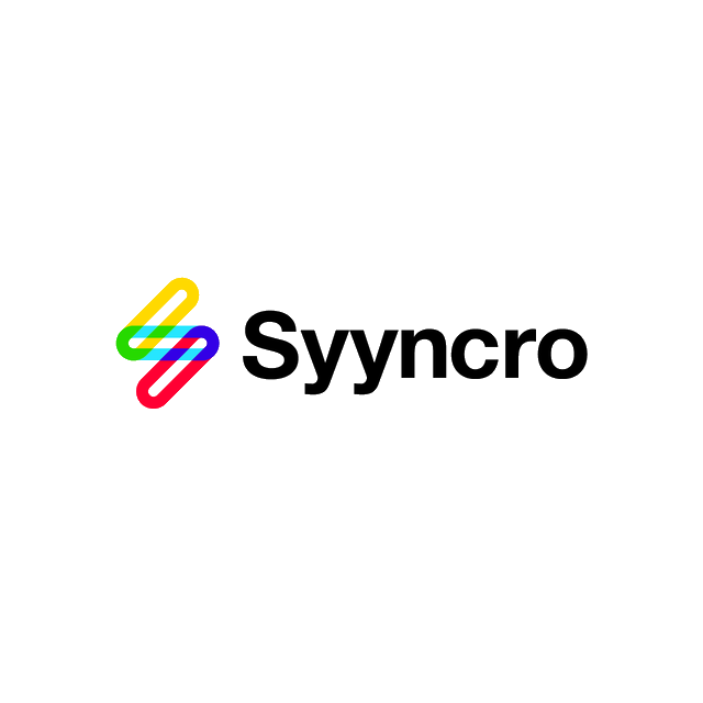 Syyncro.com logo, a brandable .com business name for sale
