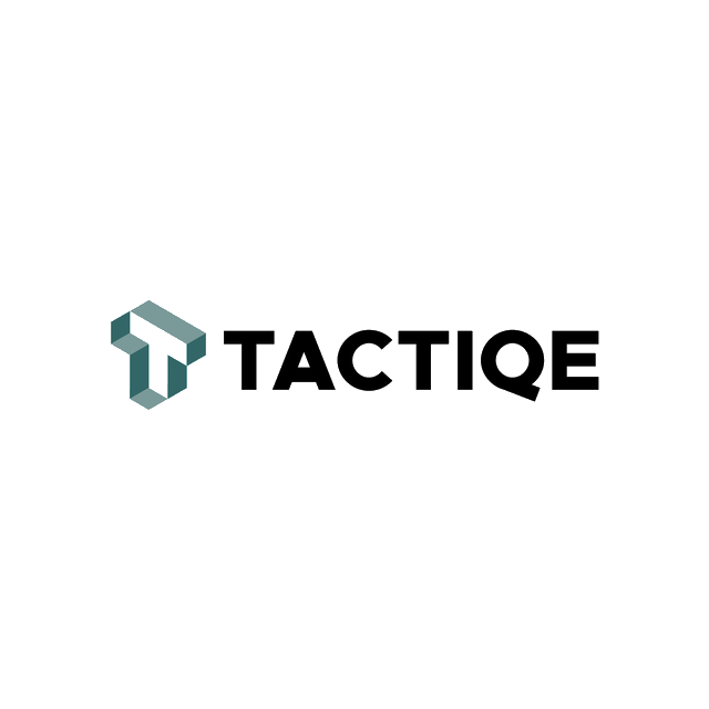 Tactiqe.com logo, a brandable .com business name for sale