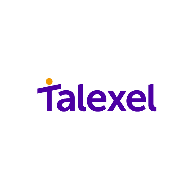 Talexel.com logo, a brandable .com business name for sale