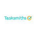 Tasksmiths.com logo, a brandable .com business name for sale
