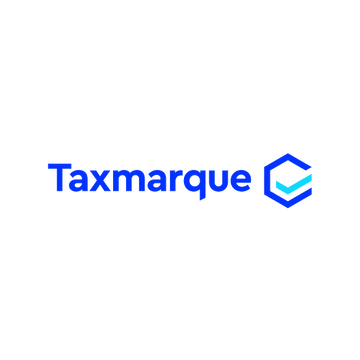 Taxmarque.com logo, a brandable .com business name for sale
