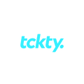 Tckty.com logo, a brandable .com business name for sale
