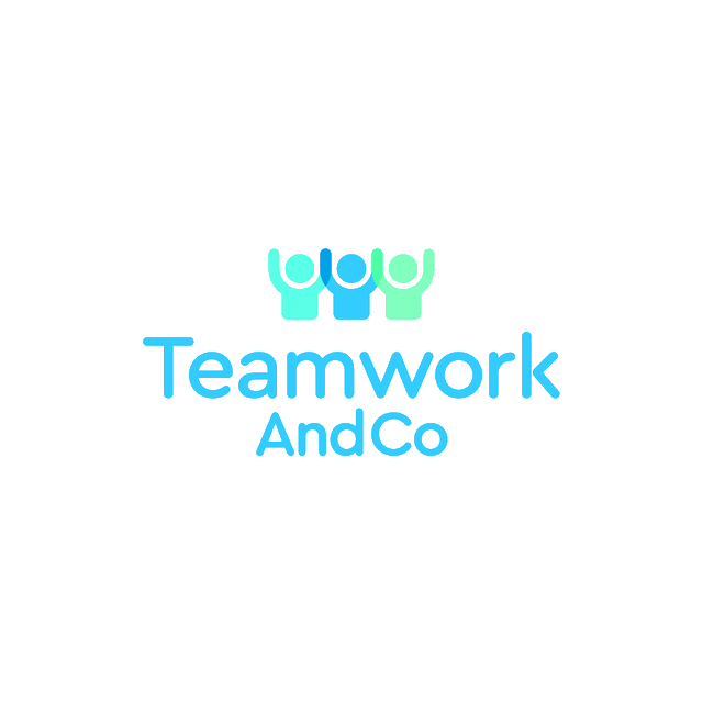 TeamworkAndCo.com logo, a brandable .com business name for sale