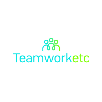 TeamworkEtc.com logo, a brandable .com business name for sale