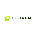 Teliven.com logo, a brandable .com business name for sale