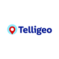 Telligeo.com logo, a brandable .com business name for sale