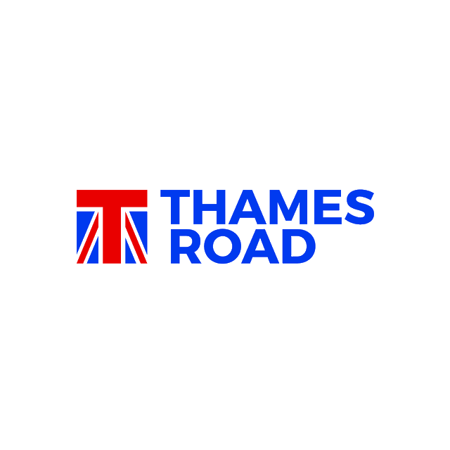 ThamesRoad.com logo, a brandable .com business name for sale
