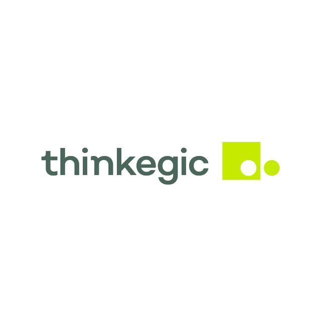 Thinkegic.com logo, a brandable .com business name for sale