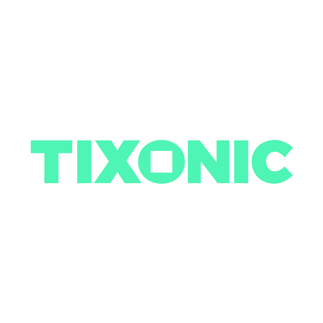 Tixonic.com logo, a brandable .com business name for sale