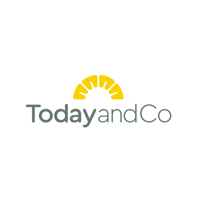 TodayAndCo.com logo, a brandable .com business name for sale