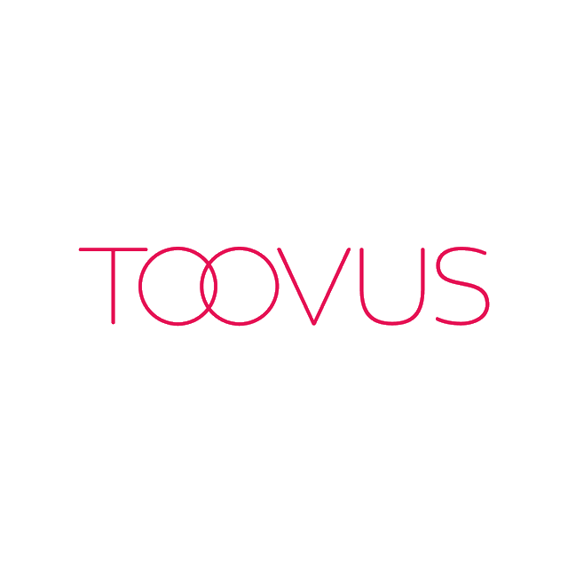 Toovus.com logo, a brandable .com business name for sale