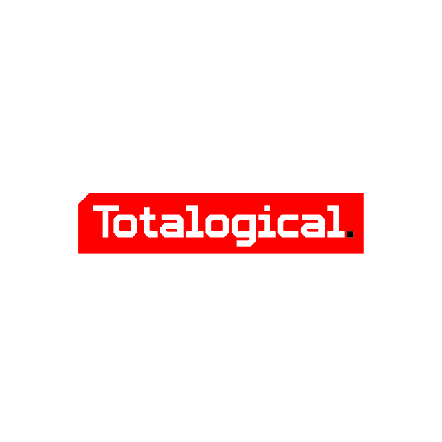 Totalogical.com logo, a brandable .com business name for sale