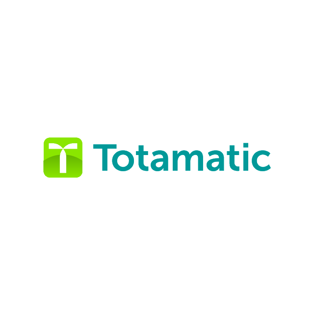 Totamatic.com logo, a brandable .com business name for sale