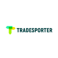 Tradesporter.com logo, a brandable .com business name for sale