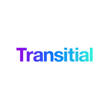 Transitial.com logo, a brandable .com business name for sale