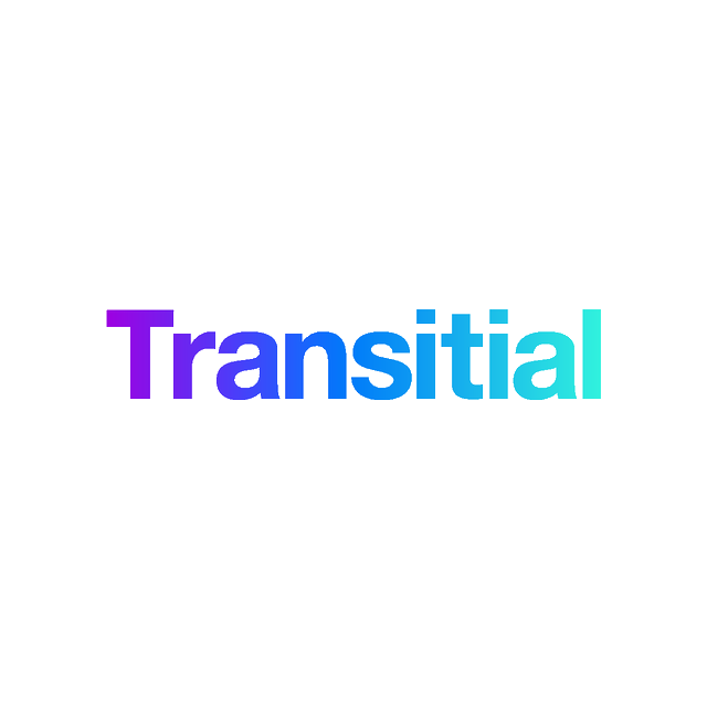 Transitial.com logo, a brandable .com business name for sale