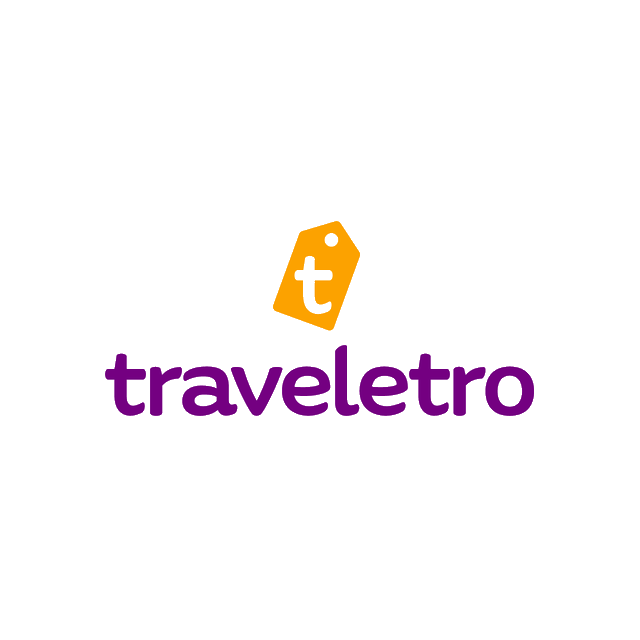 Traveletro.com logo, a brandable .com business name for sale