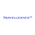 Travelligence.com logo, a brandable .com business name for sale