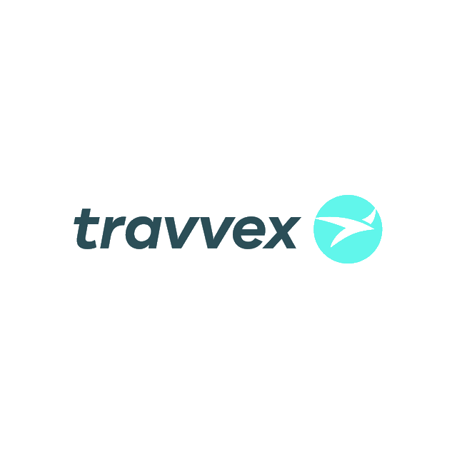 Travvex.com logo, a brandable .com business name for sale
