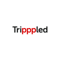 Tripppled.com logo, a brandable .com business name for sale
