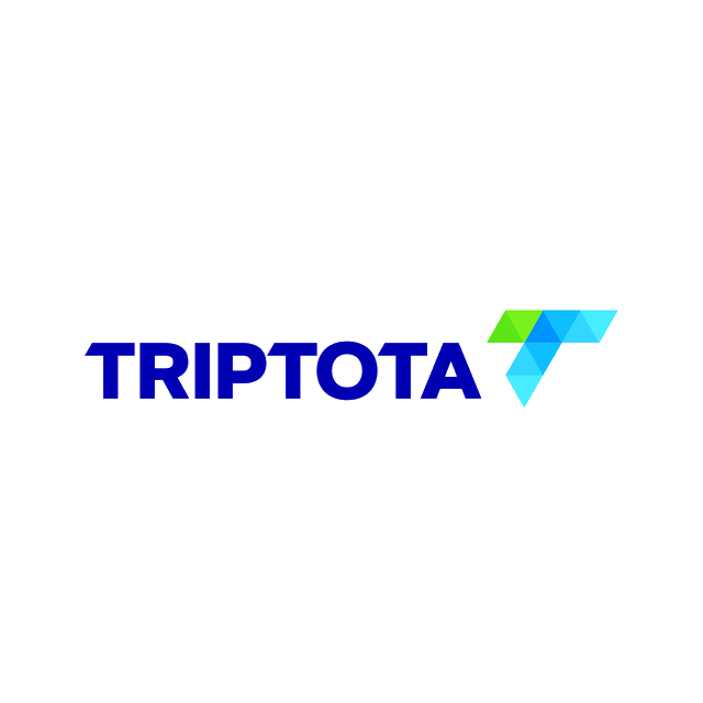 Triptota.com logo, a brandable .com business name for sale