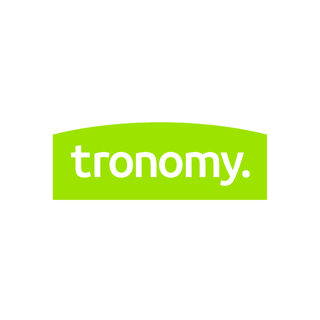 Tronomy.com logo, a brandable .com business name for sale