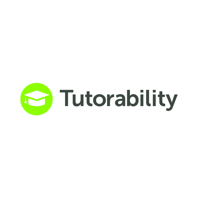Tutorability.com logo, a brandable .com business name for sale