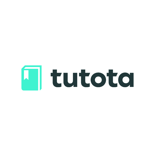 Tutota.com logo, a brandable .com business name for sale