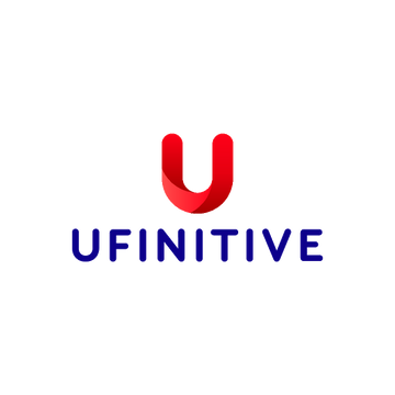 Ufinitive.com logo, a brandable .com business name for sale