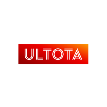 Ultota.com logo, a brandable .com business name for sale