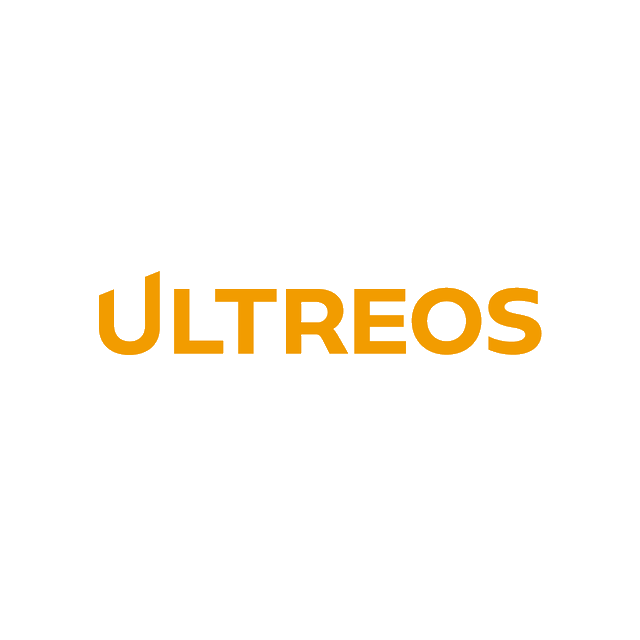 Ultreos.com logo, a brandable .com business name for sale