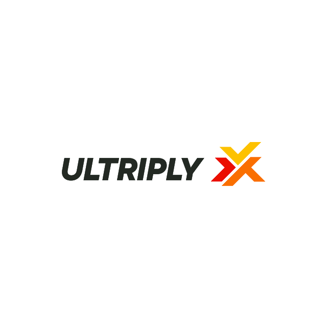 Ultriply.com logo, a brandable .com business name for sale