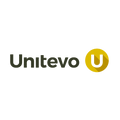 Unitevo.com logo, a brandable .com business name for sale