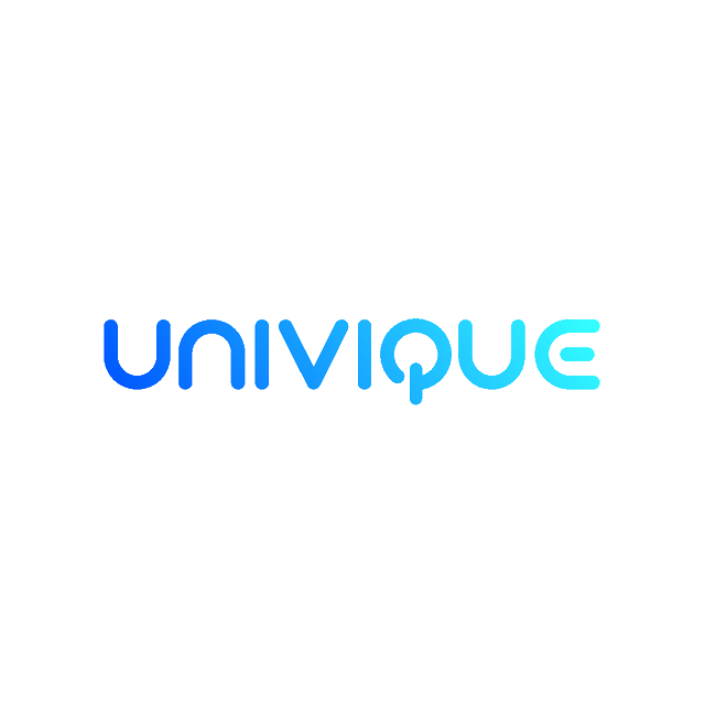 Univique.com logo, a brandable .com business name for sale