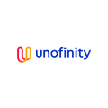 Unofinity.com logo, a brandable .com business name for sale