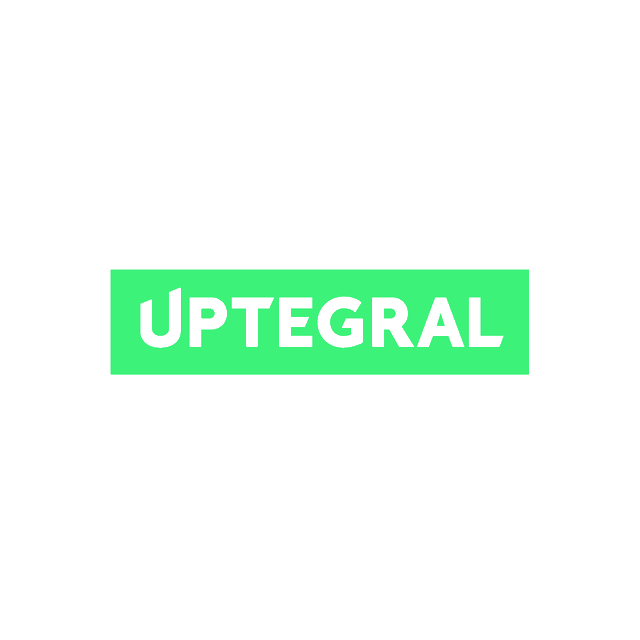 Uptegral.com logo, a brandable .com business name for sale