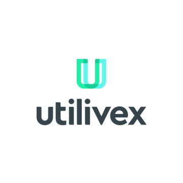 Utilivex.com logo, a brandable .com business name for sale