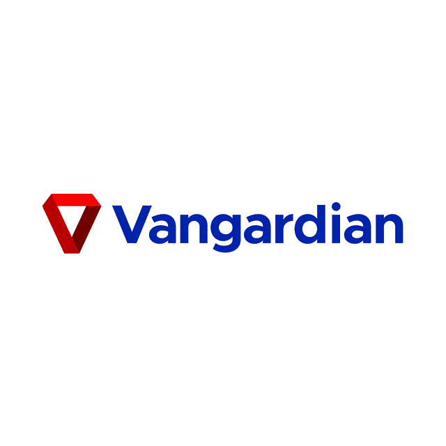 Vangardian.com logo, a brandable .com business name for sale